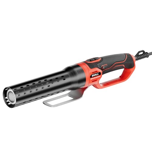 SHALL Charcoal Lighters 2000W Hot Air Gun 1100℉ Heated Chemical Free for BBQ Smokers, Grill Lighters, Wood Fireplaces and Fire Pits