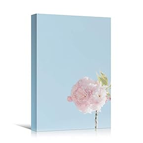 signwin Canvas Wall Art Pink Flower Portraiture Colorful...