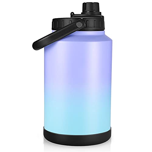 Sursip One Gallon Insulated Water Jug,128 Oz Vacuum DoubleWalled Water