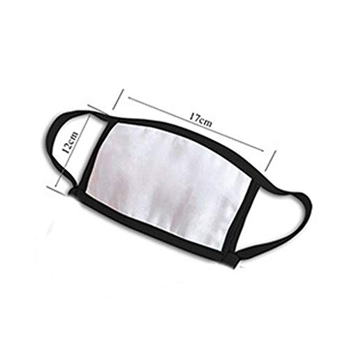 5PC Reusable Cotton Fabric，Fashion Protective, Unisex Black Dust Cotton, Washable (5PC, 1-1-Color mixing)