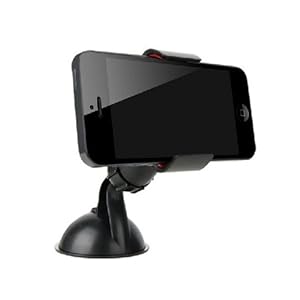 スマホ 車載ホルダー iPhone GALAXY 専用 360度回転 真空吸盤式