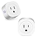 Aigital WiFi Plug Smart Outlet Mini Socket works with Alexa Google Assistant IFTTT,Smart Socket for Voice Control ,Overload Protection and Timer Function,No Hub Required ETL and FCC Listed（2pack）
