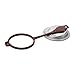 Ecojarz: Small-Mouth Pop-top Sealable Drinking Jar Lid! Stainless Steel and Silicone. Non-plastic (Coffee)