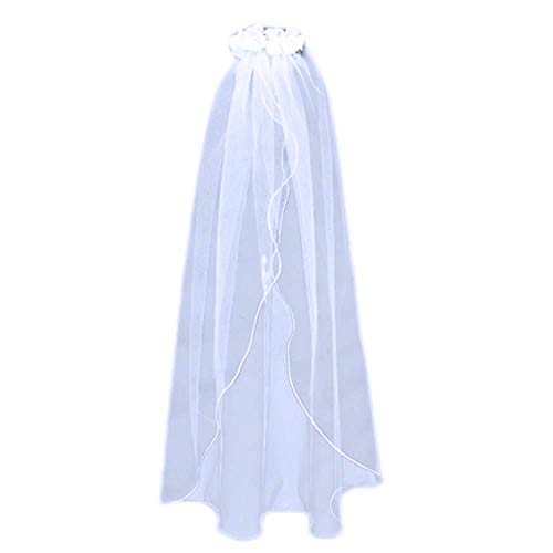 First Communion Veil (Floral Headpiece`)