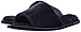 Dearfoams Women's Microfiber Velour Side Gore Slide