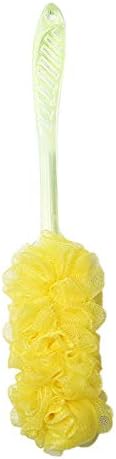 Long Crystal Handle Bath Brush, Soft Body Cleansing Bathing Sponge, Loofah Bath Shower Sponge, Bath Sponge Loofah Shower Scrubber Sponge