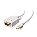 Cable Matters Mini DisplayPort (Thunderbolt™ 2 port Compatible) to VGA Cable in White 3 Feet