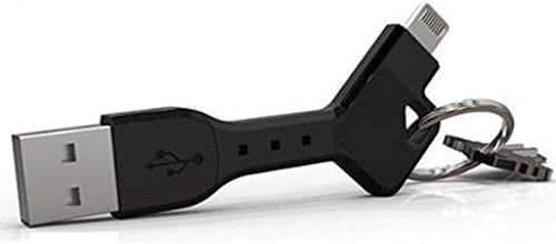iPhone 7 Keychain Charge &amp; Sync Adapter - Flexible Portable Apple Lightning Keychain Charger - iPhone 5, iPhone 6, iPhone7