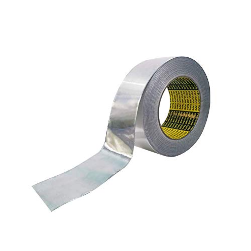 HEATIT aluminum Foil Tape Professional grade-2 inch x 150 feet (50 yards) length Thick 5.3mil (2.4mil foil and 2.9mil backing paper)For HVAC, Ducts, Pipes, Metal repair, Heating Cable application etc - Thumbnail 4