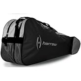 Harrow 3 Racquet Bag Black/Silver