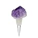 Boone's Mill | Gemstone Bottle Stopper with Glass Base | Amethyst Point | Purple