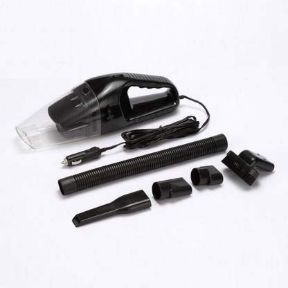ON SHOPPY (LABEL) Onshoppy Handheld Portable 120W 12V Car Vacuum Cleaner Super Suction Wet And Dry Dual Use Vaccum Cleaner (Black)