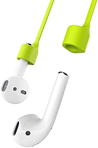 iPhone 7 AirPods Strap, Gruichi Apple Airpods Anti lost Sport Silicone Strap for Apple Airpods, Airpods Accessories, Green