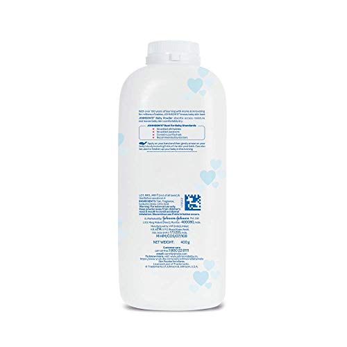 johnson's baby powder 400g price