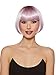 Dreamgirl Women's Dip Dye Pale Lilac/Burgundy Short Bob Wig, One Size