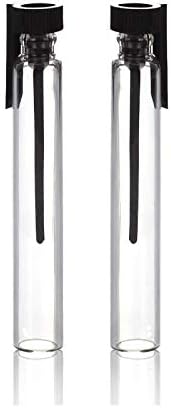 Enslz 100PCS Perfume Samples Mini Bottles with Black Lid Empty Glass Vials Dropper Bottle for Travel and Party… (3ml) - Image 4
