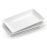 YHOSSEUN Porcelain Serving Platters, Rectangular