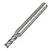 uxcell® 4mm x 6mm Straight Shank 4 Flutes End Mill Milling Cutter Gray