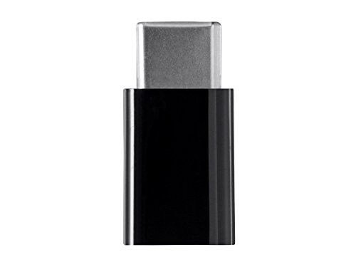 Monoprice USB-C Male to Micro B Female Adapter, Black