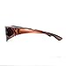 OTG Fit Over Glasses Oval Polarized Lens Sunglasses 100% UV Protection Brown