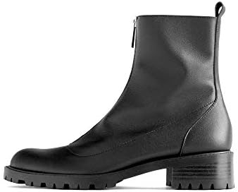 Zara Women Leather Ankle Boots With Track Sole 7190 001 040 39 Eu
