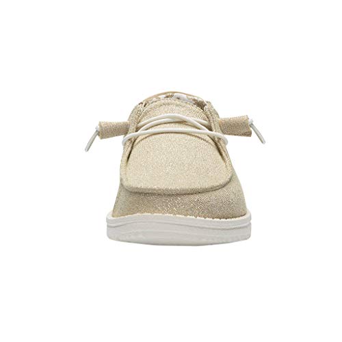 Hey Dude Women's Wendy Stretch Sparkling Beige Size 8 | Women’s Shoes ...