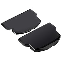 Insten Battery Door Set [Slim & Extended] Compatible With Sony PSP Slim 2000, Black