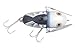 Heddon Crazy Crawler Wild-Action Topwater Fishing Lure, Black Hornet, Tiny Crazy Crawler (1/4 oz)
