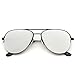 Womens Cat Eye Mirrored Reflective Lenses Oversized Cateyes Sunglasses