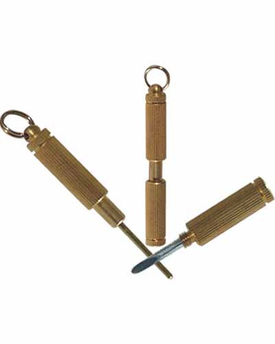 Cigar Piercer Holder with Ejector and Key Ring Attachment