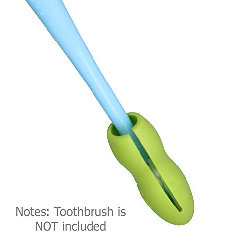 Excelity Set of 4 Silicone Toothbrush Head Cover Protective Case Against Soap, Dirt and Hair for Travel Home Camping - Thumbnail 3