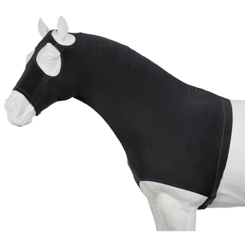 Tough 1 Spandex Mane Stay Hood, Black, Medium