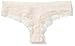 Mae Women's Super Soft Cotton Lace Thong, 3 Pack