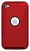 OtterBox Defender Series Hybrid Case for iPod touch 4G (Black/Red)