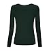 Fashion Twist Knot Front Rayon Tshirt Blouse Clothing For Women Green XL