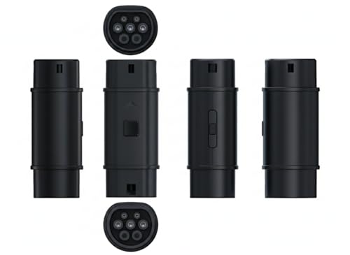 GBT to Type 2 EV Charging Adapter | 7kW 32A Single Phase | Chinese GB/T to European Type-2 Converter | Weather Resistant | for Gulf/Europe Electric Vehicles