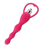 Silicone AnalBeadsMassagerPlugDildoButt Hook Trainer Toys for Lover Pink