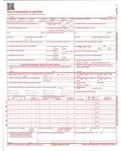New CMS 1500 Claim Forms - HCFA (Version 02/12) (100 Sheets)