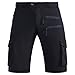 Hiauspor Men's Hiking Cargo Shorts Quick Dry Athletic Shorts with Elastic Waist for Fishing Golf Casual