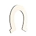 48 Packs Wood Horseshoe Cutouts Unfinished Wooden Horseshoe Discs Slices Decoration for DIY Craft, Wedding, Party and Birthday（48 Packs)