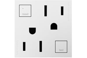 Legrand adorne 15A GFCI Tamper-Resistant Outlet (White Finish), AGFTR2152W4