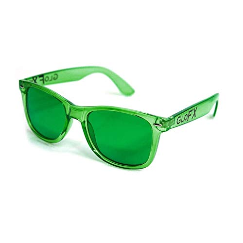 Green Color Therapy Mood Glasses Migraine Glasses Light Therapy Chakra