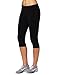 Aenlley Women's Activewear Capri Legging Workout Gym Spanx Yoga Pants Tights Color Black Size M