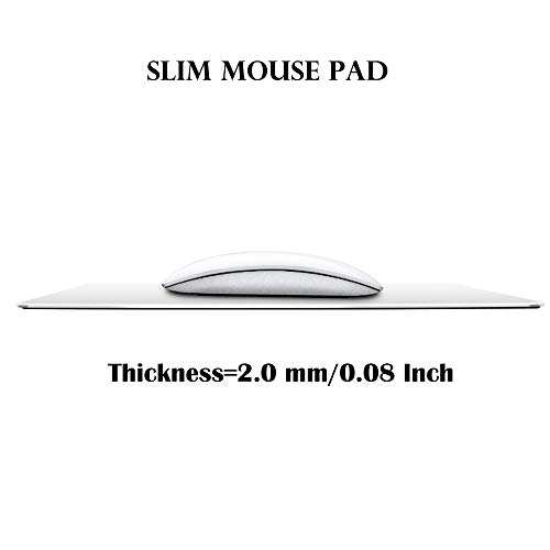 ProElife Premium Aluminum Metal Mouse Pad Mice Mat 8.66-inch Mousepad Non-Slip (Round, Rose Gold)