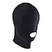 TiaoBug Unisex Blindfold Mask Spandex Eye Face Open Mouth Hood Head Bondage Mask Open Mouth With Stitched Blindfold One Size