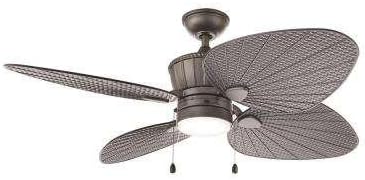 Pompeo 52 In Integrated Led Indoor Outdoor Natural Iron Ceiling