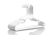 30pk Made in USA Baby Hangers | Kids Hangers for Children's Clothes, Toddler Outfits and Clothing | 20 50 100 Pack Available | Kid Plastic Hanger for Closet and Nursery | Child Kid Hangars (White)