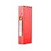 KAKAKA Aluminum Cigarette Case Box Holder for Slim Cigarette (100mm) with USB Rechargeable Cigarette Lighter (Rose)