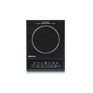 Bajaj Majesty ICX Neo 1600W Induction Cooktop with Pan sensor and Voltage Pro Technology, Black