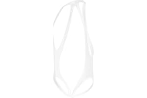 Men's See-through Ice Silk Bodysuit, Shapewear Leotard Underwear, Jockstraps, Wrestling Singlet, Boxer Briefs